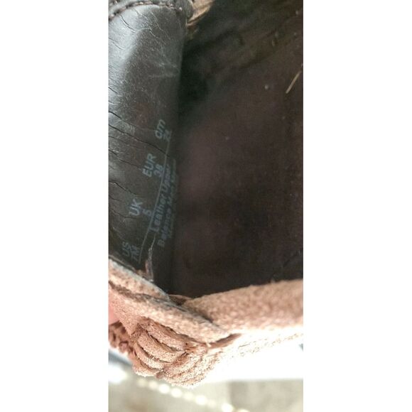 Franco Sarto Slip On Loafer Flats Suede Leather in Cocoa Brown Rubber WOM 7M - Picture 16 of 16